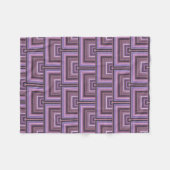 Couverture Polaire Motif carré rayures (Devant (Horizontal))
