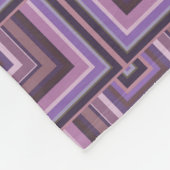 Couverture Polaire Motif carré rayures (Coin)