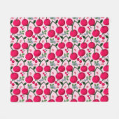 Couverture Polaire Motif cerise (Devant (Horizontal))