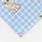 Couverture Polaire motif chats (Coin)