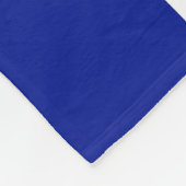 Couverture Polaire Motif Checkered de bleu et blanc royal (Coin)