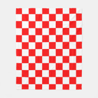 Motif chèque À damiers blanc rouge