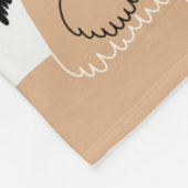 Couverture Polaire Motif chien mou (Coin)