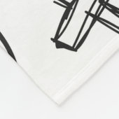 Couverture Polaire Motif chrétien (Coin)