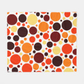Couverture Polaire Motif circulaire rétro (Devant (Horizontal))
