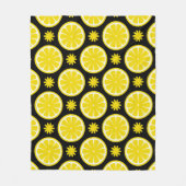 Couverture Polaire Motif Citron (Devant)