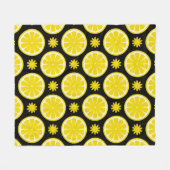 Couverture Polaire Motif Citron (Devant (Horizontal))