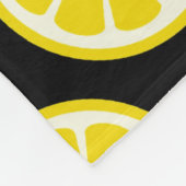 Couverture Polaire Motif Citron (Coin)