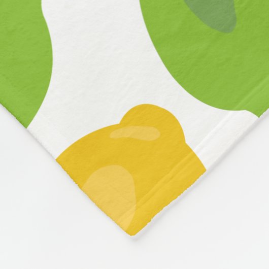 Couverture Polaire Motif citron et citron vert (Coin)