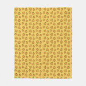 Couverture Polaire motif citrouille (Devant)