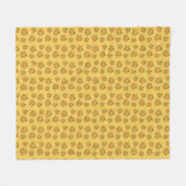 Couverture Polaire motif citrouille (Devant (Horizontal))