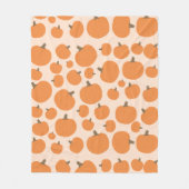 Couverture Polaire Motif citrouille (Devant)