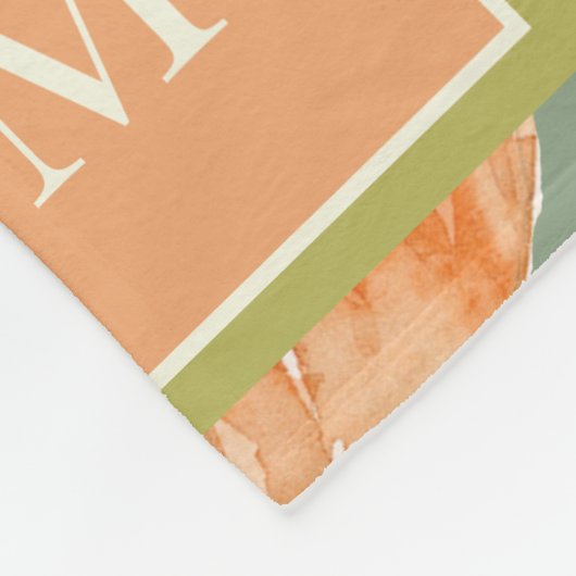 Couverture Polaire Motif Citrouille Monogram Fall (Coin)