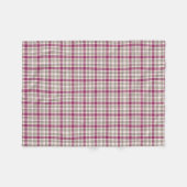 Couverture Polaire Motif clair violet et gris (Devant (Horizontal))