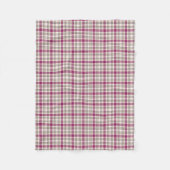 Couverture Polaire Motif clair violet et gris (Devant)