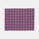 Couverture Polaire Motif clair violet et jaune (Devant (Horizontal))