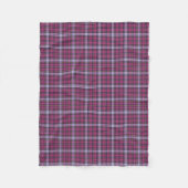 Couverture Polaire Motif clair violet et jaune (Devant)