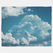 Couverture Polaire Motif cloud (Devant (Horizontal))