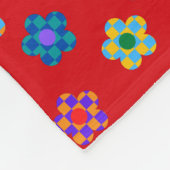 Couverture Polaire Motif coloré (Coin)