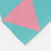 Couverture Polaire Motif coloré aztèque tribal (Coin)