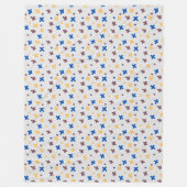 Couverture Polaire Motif coloré moderne (Devant)