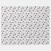 Couverture Polaire Motif coloré moderne (Devant (Horizontal))