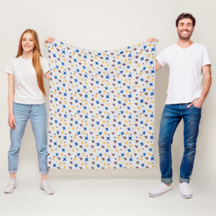 Couverture Polaire Motif coloré moderne Star