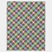 Couverture Polaire Motif coloré vif (Devant)