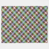 Couverture Polaire Motif coloré vif (Devant (Horizontal))