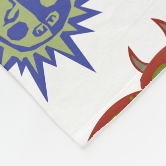 Couverture Polaire Motif cool non-ven (Coin)