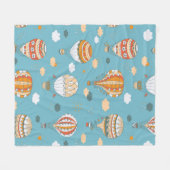 Couverture Polaire Motif couleur ballons (Devant (Horizontal))