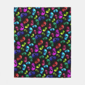 Couverture Polaire Motif crânien (Devant)