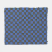 Couverture Polaire Motif croate en carton bleu noir (Devant (Horizontal))