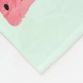 Couverture Polaire Motif crocodile sans joint avec tranches de pastèq (Coin)