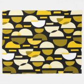 Couverture Polaire Motif croissant 010921 - Ambre (Devant (Horizontal))