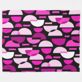 Couverture Polaire Motif croissant 010921 - Magenta Pink (Devant (Horizontal))