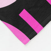 Couverture Polaire Motif croissant 010921 - Magenta Pink (Coin)