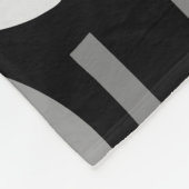 Couverture Polaire Motif croissant 010921 - Monochrome (Coin)