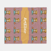 Couverture Polaire Motif Cuisine Cheetah (Devant (Horizontal))