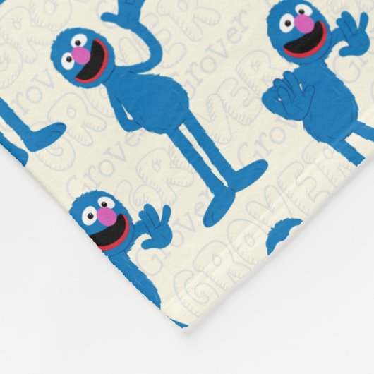 Couverture Polaire Motif Cute Grover (Coin)
