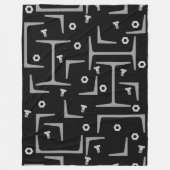 Couverture Polaire Motif d'acier structurel (Devant)