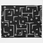 Couverture Polaire Motif d'acier structurel (Devant (Horizontal))