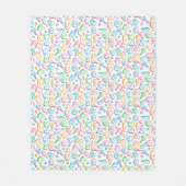 Couverture Polaire motif d'alphabet (Devant)