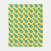 Couverture Polaire Motif d'ananas (Devant)