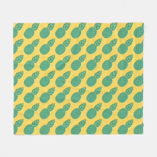 Couverture Polaire Motif d'ananas (Devant (Horizontal))