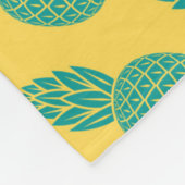 Couverture Polaire Motif d'ananas (Coin)