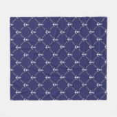 Couverture Polaire Motif d'Ancre (Devant (Horizontal))