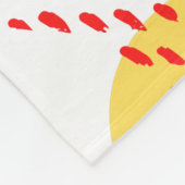 Couverture Polaire Motif d'aquarelle Abstrait moderne (Coin)