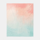 Couverture Polaire motif d'aquarelle Arrière - plan (Devant)