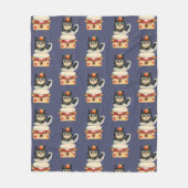 Couverture Polaire Motif d'aquarelle de chien de Shiba Inu de (Devant)